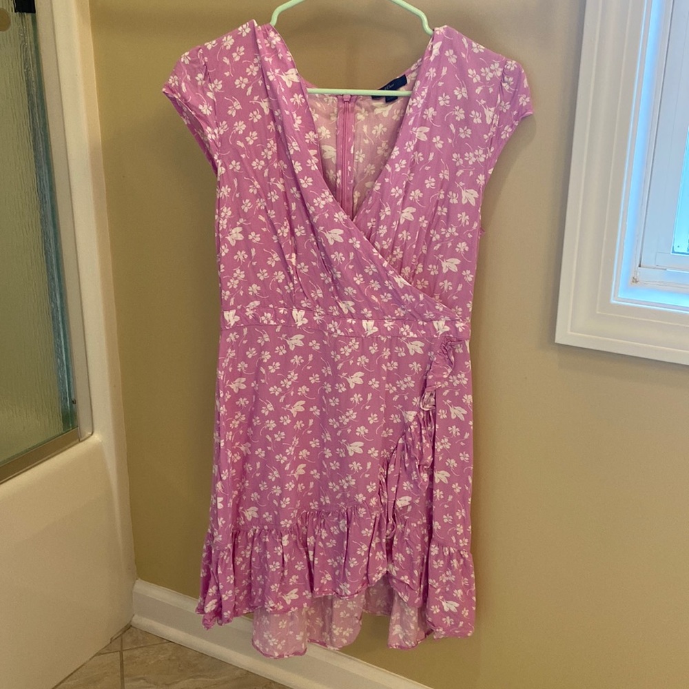 J.crew floral wrap dress